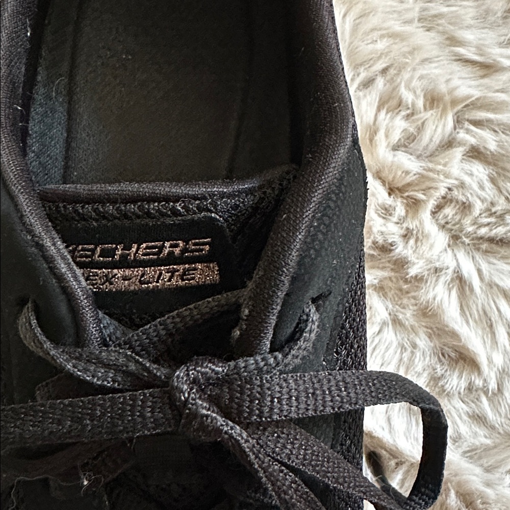 Skechers Black Athletic Shoes - Picture 3 of 6